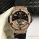 Super Clone Hublot Big Bang Tutti Frutti Real Tourbillon Watches Rose Gold Diamond-set (3)_th.jpg